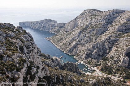 11 03 2009 - Marseille (FRA, 13) - les Calanques - Calanque de Morgiou vue depuis le bélvédère du Crêt St Michel