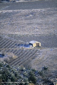 Provence sous la neige