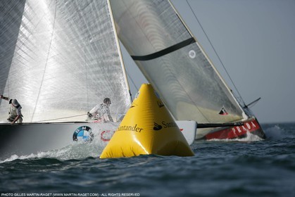 24 04 2007-Valencia (Spain)- 32nd America's Cup - Louis Vuitton Cup - RR1 - Day 9 - BMW ORACLE Racing vs Luna Rossa