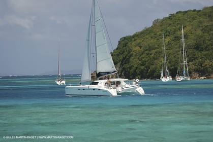 Cruising multihull sailing