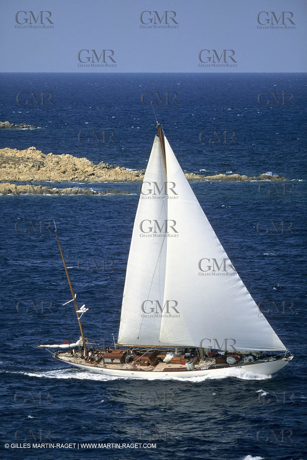 Costa Smeralda (Italia, Sardinia) - Classic yachts in La Maddalena archipelago