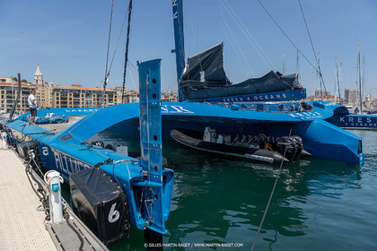 18 05 2022, Marseille (FRA), APremière navigation du trimaran Ultim SVR LAZARTIGUE à Marseille