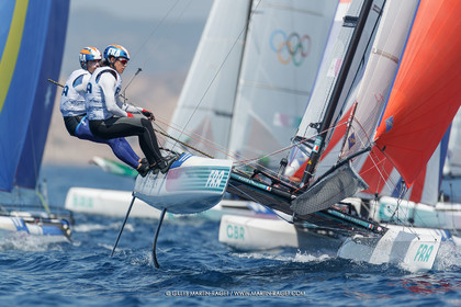 06 08 2024, Marseille (FRA), Paris 2024 Olympic Games, Sailing, Race Day 9