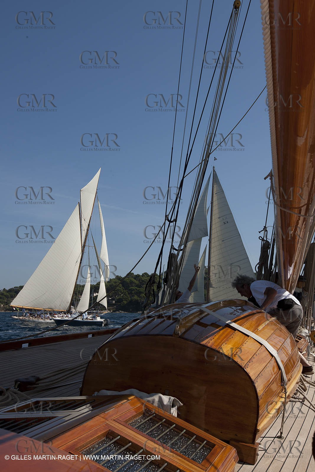 01 10 2011 - Saint Tropez (FRA,13) - Voiles de Saint Tropez 2011 - Classic Yachts - Day 5 - Onboard Mariquita