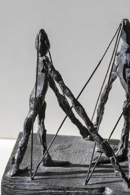 Oeuvre de Germaine Richier, La Lutte, 1946, Epreuve d'exposition