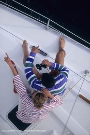 Voile, croisière, personnages, couples