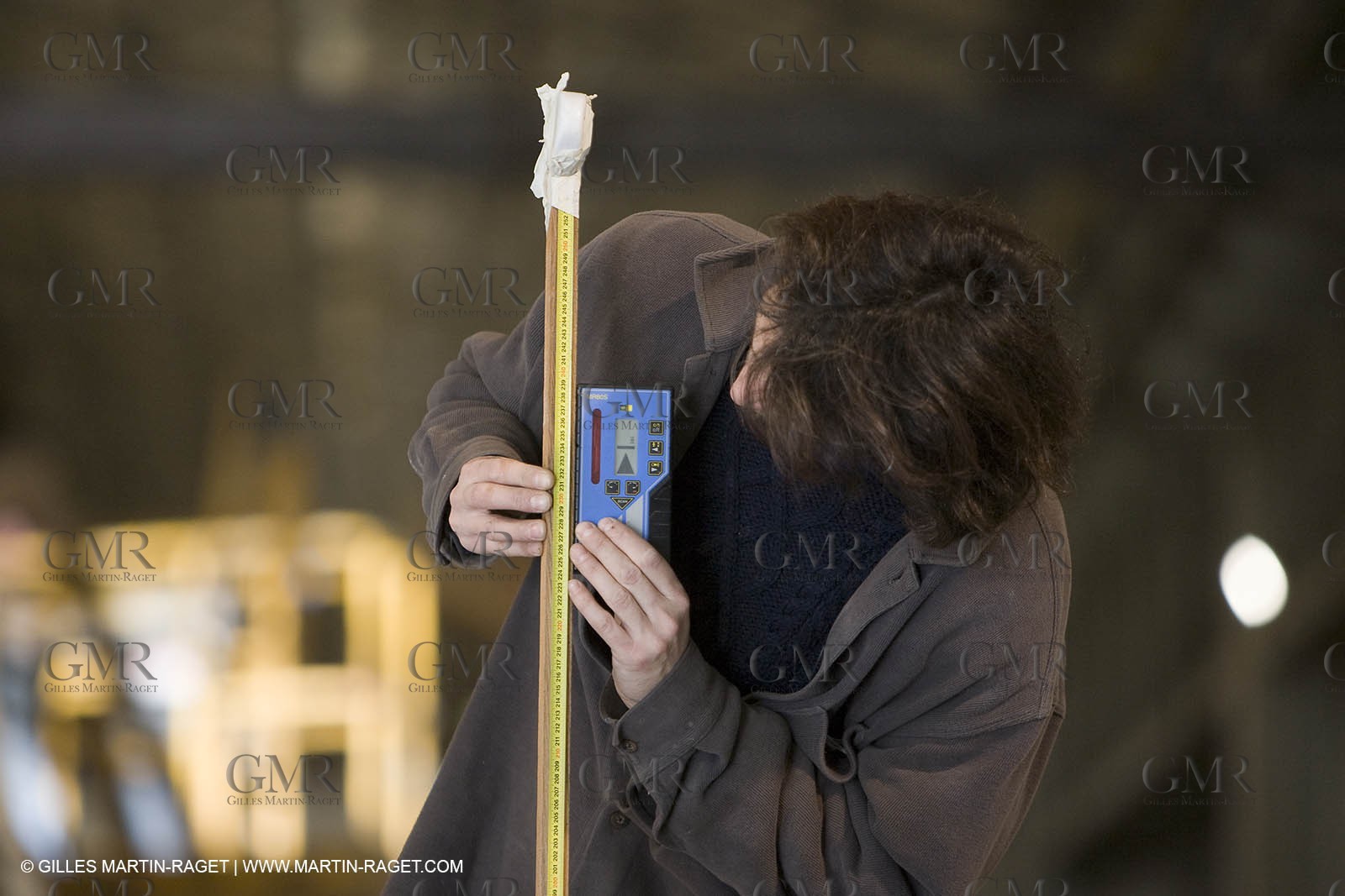 22 01 2008 - La Ciotat (FRA, 13) - Construction of cruising catamaran Nahema at H2X boatyard - Mould construction