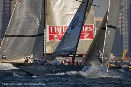 17 11 2010 - Dubai (UAE) - Dubai Louis Vuitton Trophy -  BMW ORACLE Racing Vs Emirates Team New Zealand