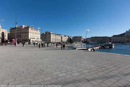 11 01 2013 - Marseille (FRA,13) - Marseille Provence 2013, European capital of Culture, Vieux Port refit