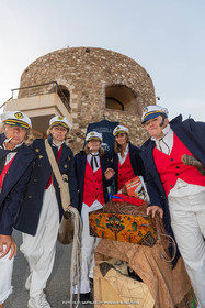 05 10 2023, Saint-Tropez (FRA,83), Les Voiles de Saint-Tropez 2023, RAce Day 5, Défilé des équipages
