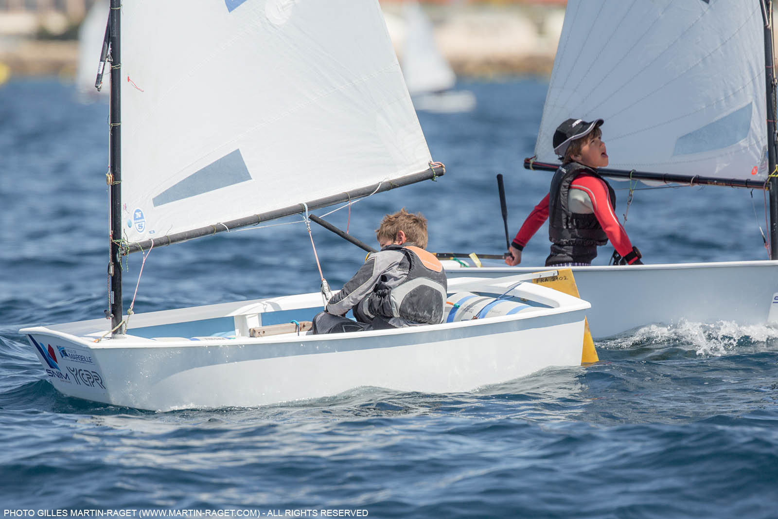 14 04 2016, Marseille (FRA,13), SNIM Dériveurs, Coupe Internationale de Printemps Optimist, Day 4