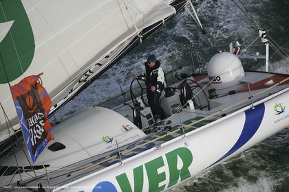 Transat Jacques Vabre 2005, départ des monocoques