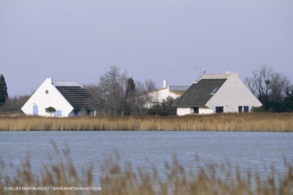 France, Provence, Camargue, Cabane de gardian, Gardian quant