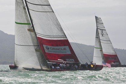 12 02 2009 - Auckland (NZL) -  Louis Vuitton Pacific Series -  Racing Day 12 - Challenger final