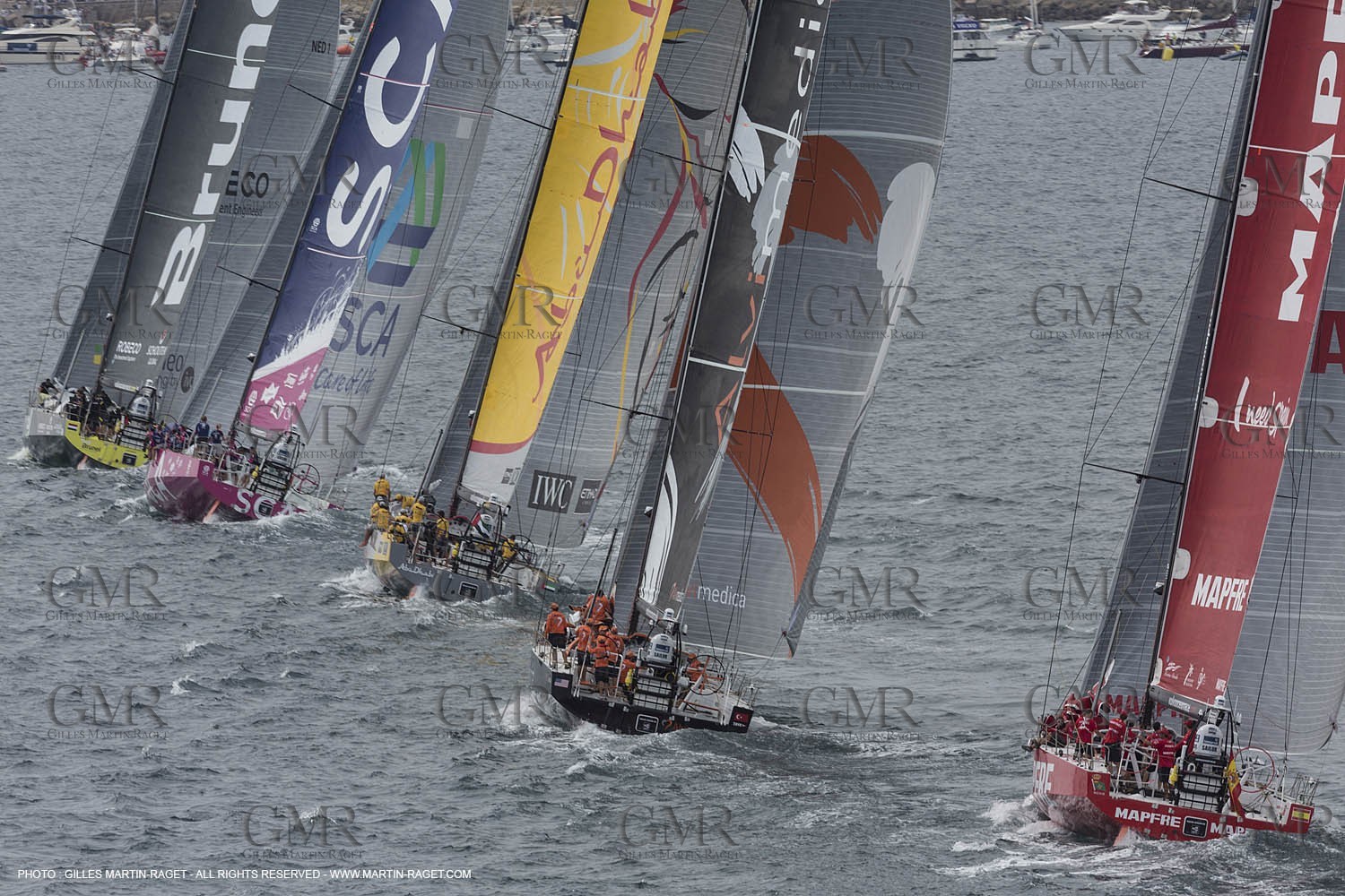 11 10 2014, Alicante (ESP), Volvo Ocean Race 2014-15, Team Alvimedica