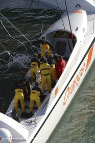 Orange II-Vannes-Multiplast Boatyard-First trials