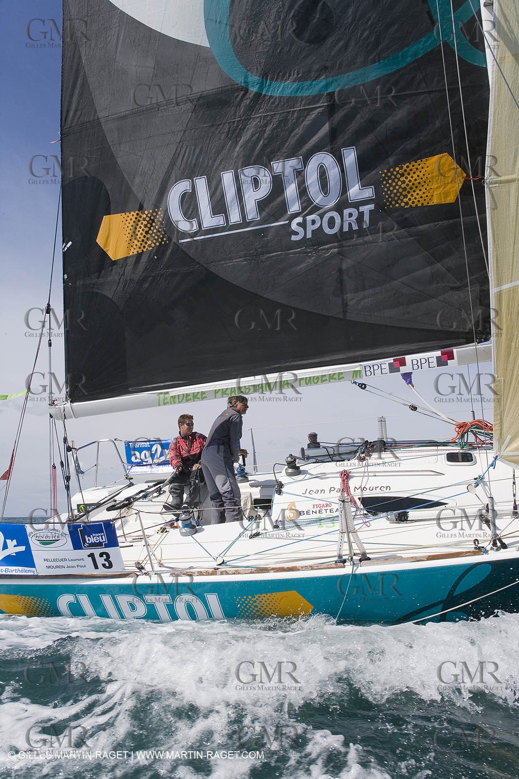 27 03 08- La Grande Motte- (FRA,34) Transat AG2R 2008- Jean-Paul Mouren- Laurent Pellecuer