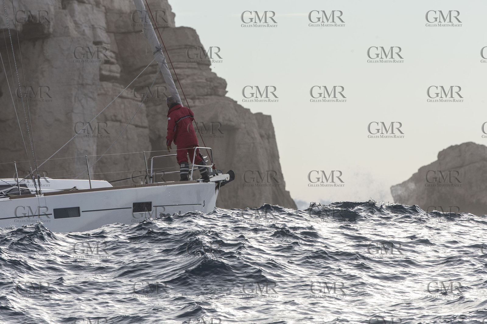 08 01 2016, Marseille (FRA, 13), Cruising in winter in the Calanques