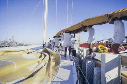 Sailing, Yacht Racing, America's Cup XXVII, San Diego (USA,CA) 1988, Stars & Stripes Vs New Zealand