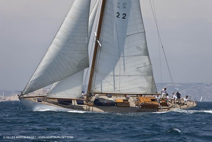 Sailing, Classic yachts, Voiles Vieux Port 2009, Marseille (FRA)