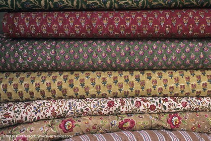 France, Provence, Traditions, Boutis et piqués, traditional cloths from Provence