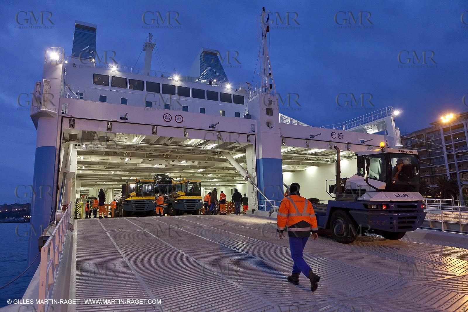 01-31-12   Marseilles (FRA,13) Bastia (FRA,Corsica)   Launching cruising trip and Christening ceremony of PIANA, last ferry ship from La Meridionale