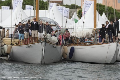 30 09 2014, Saint-Tropez (FRA,83), Voiles de Saint-Tropez 2014, Day 2, hommage à Yves Carcelle, propriétaire de Runa VI