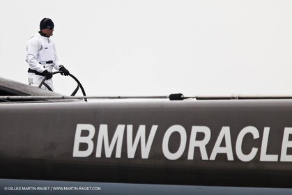 04 02 2010 - Valencia (ESP) - 33rd America's Cup - BMW ORACLE Racing - Training in Valencia