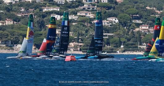 10 09 2025, Saint-Tropez,(FRA), Rockwool SailGP France Saint-Tropez, Race Day 1
