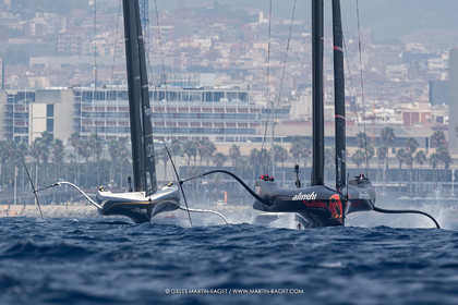 22 08 2024, Barcelona (ESP), Louis Vuitton 37th America's Cup, Louis Vuitton Preliminary Regatta, Race Day 1