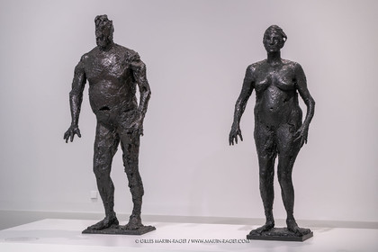 30 10 2023, Montpellier (FRA), oeuvre de Germaine Richier, Exposition Centre Pompidou - Musée Fabre 2023, L'Orage [1947-1948] et l'Ouragane 1948-1949