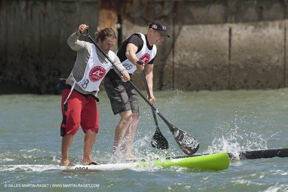 01 09 2013 - San Francisco (USA,CA) - 34th America's Cup - AC Village at Marina Green, AC Open, Stand Up Paddle; Jimmy Spithill