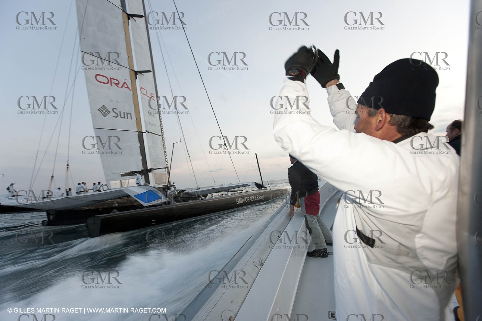 14 02 2010 - Valencia (ESP) - 33rd America's Cup - BMW ORACLE Racing - Race 2
