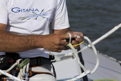 05 07 2012 - New York (USA) - Ocean Krys Race - Speed runs in fornt of NY city