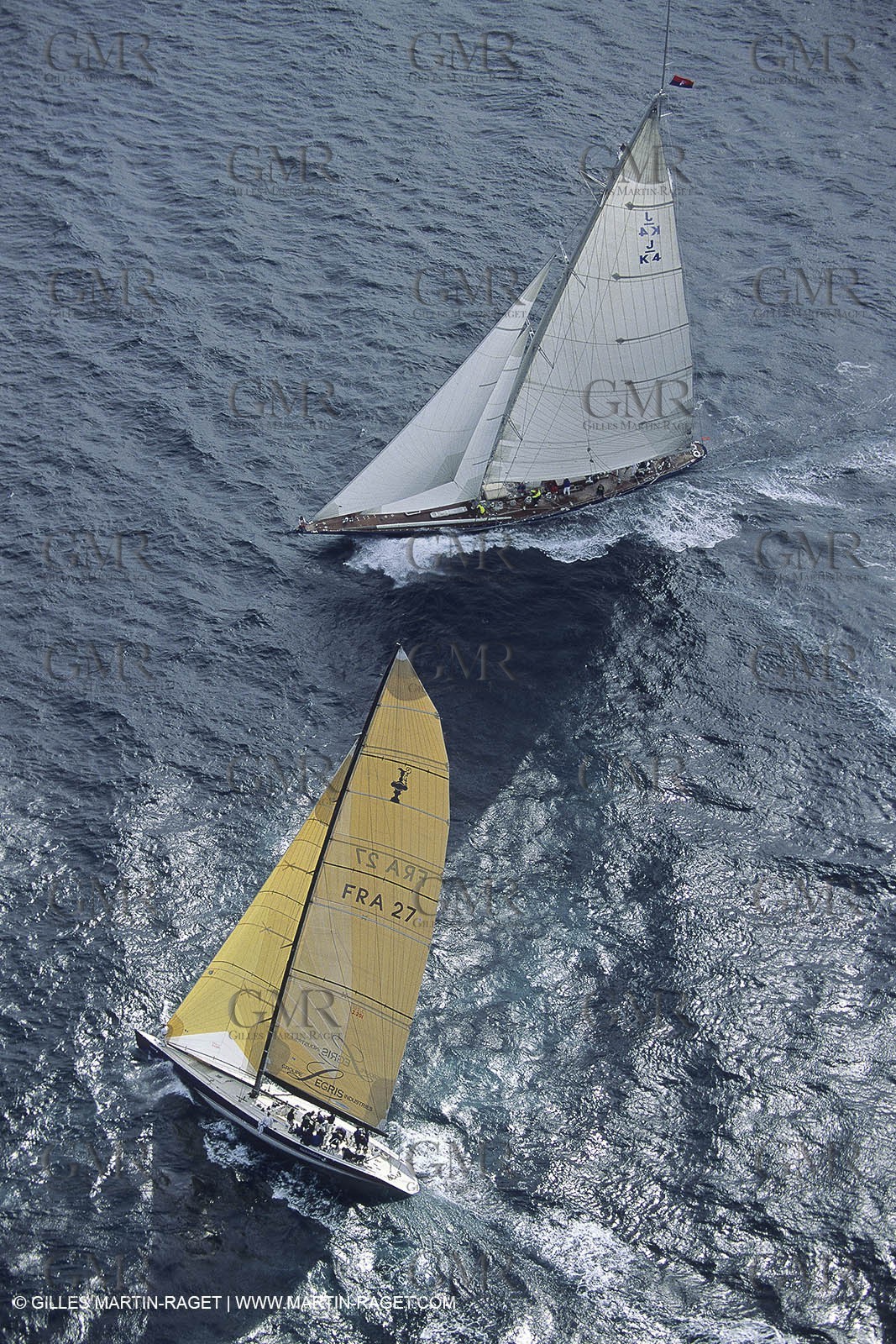 Sailing, Classic yachts, Nioulargue 1992,  Saint-Tropez (FRA,83)