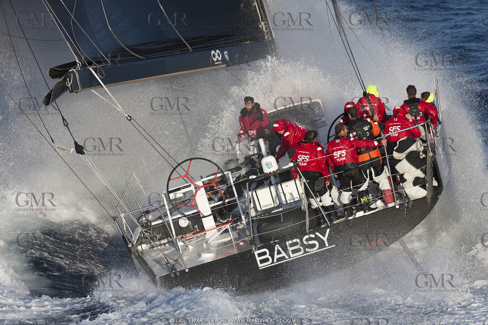 09 10 2017, Calvi (FRA,20), VOR 70 Babsy, Tentative de record autour de la Corse à la voile, skipper Franck Cammas