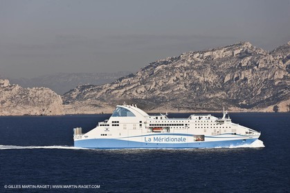 14 01 2012 - Marseille (FRA,13) - La Meridionale shipping company - the Piana off Marseille and the Calanques