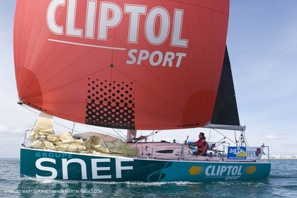 27 03 08- La Grande Motte- (FRA,34) Transat AG2R 2008- Jean-Paul Mouren- Laurent Pellecuer