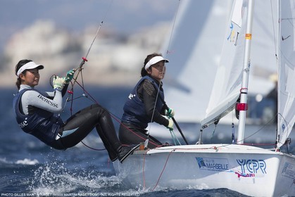 12 04 2015, Marseille (FRA), Yachting Club de la Pointe Rouge - Coupe Internationale de Printemps des 470, Final Day