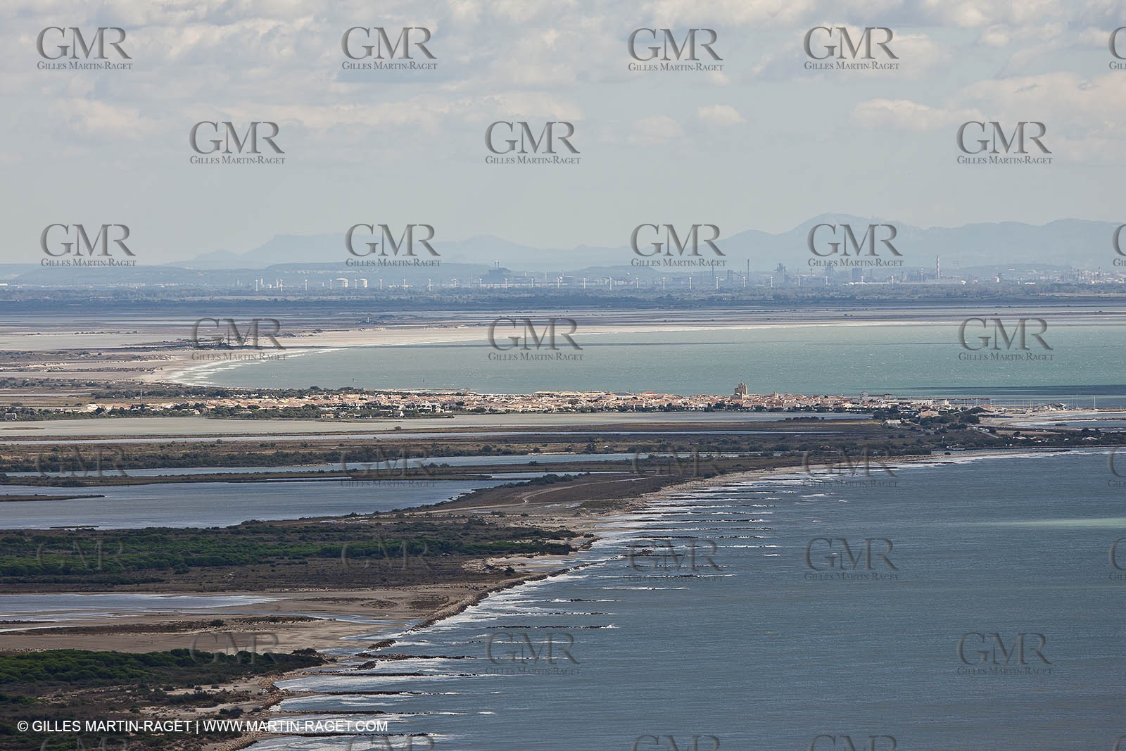 25 09 2010 - Aerial Camargphotos of the coastline from Marseille to La Grande Motte via the Camargue - Les Saintes Maries de la Mer