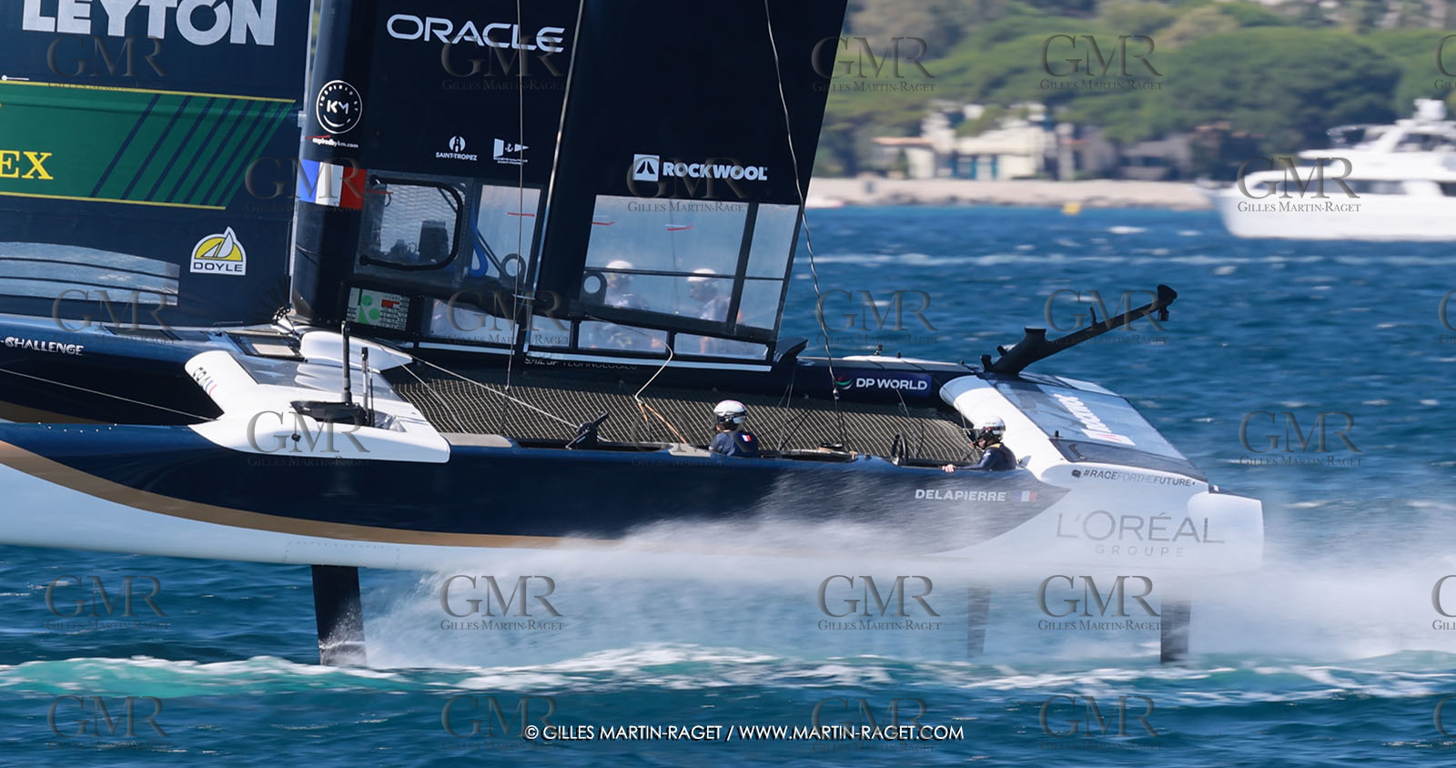 10 09 2025, Saint-Tropez,(FRA), Rockwool SailGP France Saint-Tropez, Race Day 1