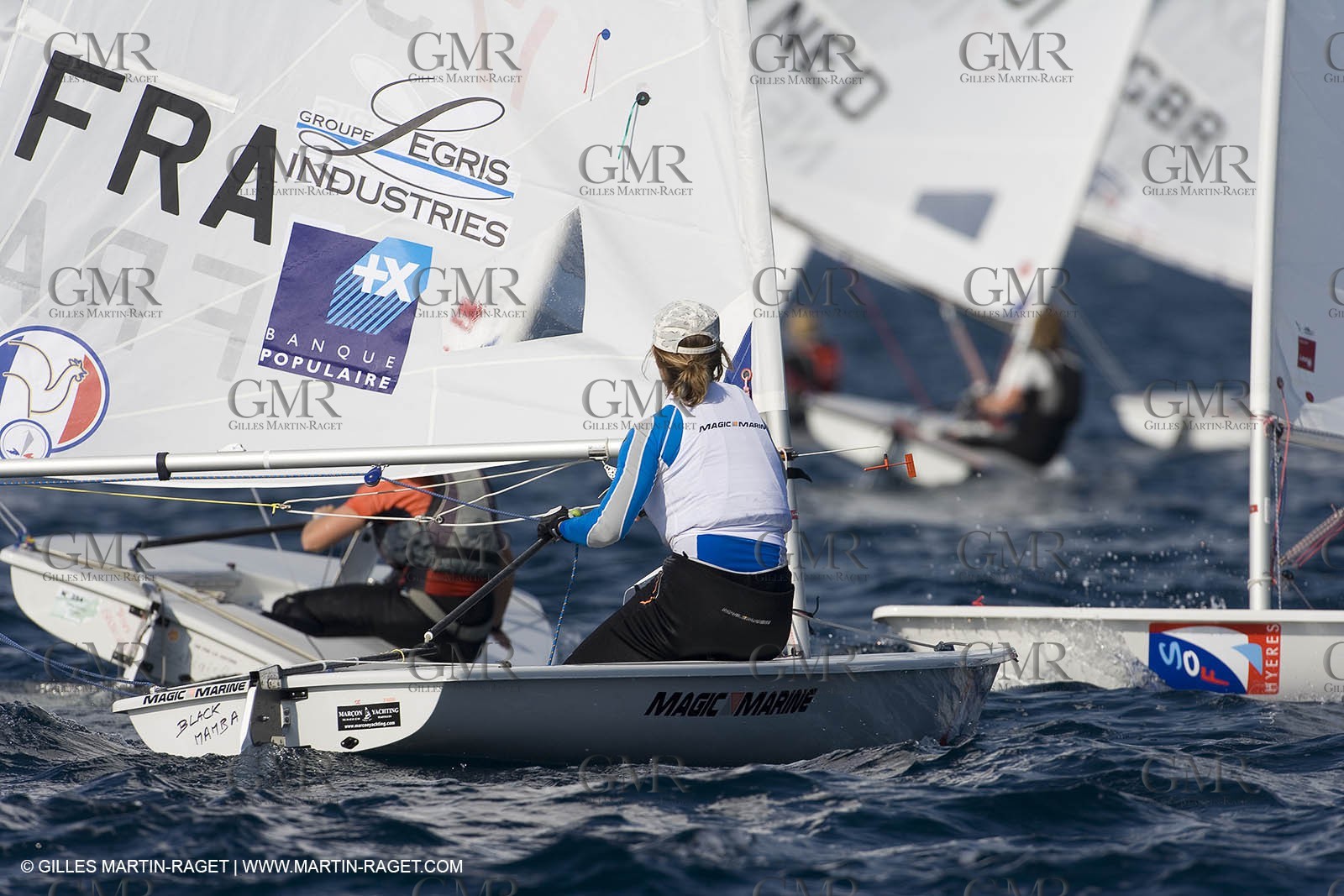25 04 2007 - 2007 Semaine Olympique Française - Hyères (South of France) - Day 4 - Team France - Laser Radial - Deturckheim Sophie