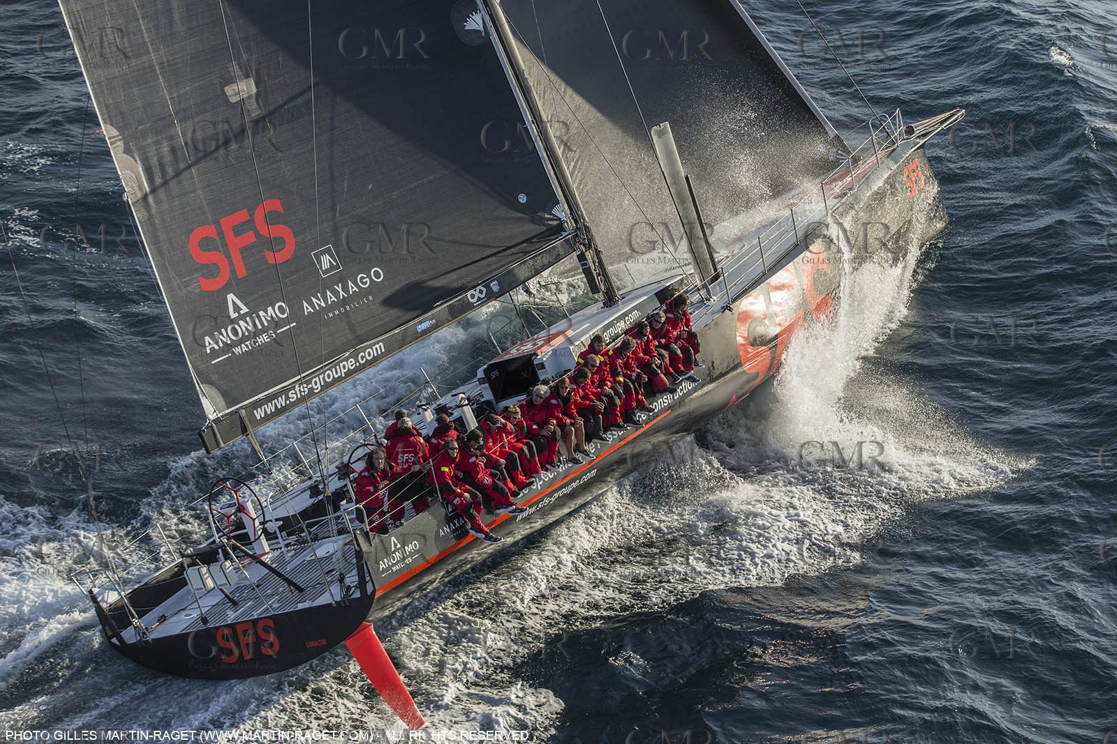 24 mars 2016   Marseille (FRA,13), SFS II (skipper Lionel Péan), last training before Marseille Sailing Week