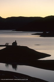 France - Southern Alps - Serre Ponçon Lake - Savines church