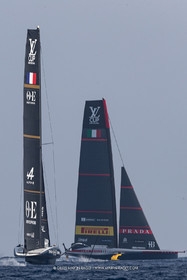 22 08 2024, Barcelona (ESP), Louis Vuitton 37th America's Cup, Louis Vuitton Preliminary Regatta, Race Day 1