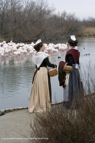 24 02 2007 - Saintes Maries of the Sea (FRA, 13) - Queen of Arles and her assistants in Camargue