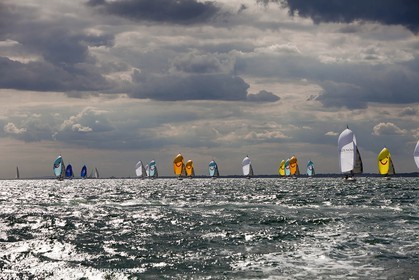 02 08 2010 - Cowes (UK, IOW) - The 1851 Cup -  BMW ORACLE Racing - Training Day.