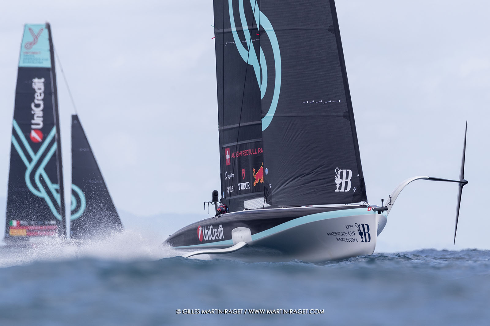 18 09 2024, Barcelona (ESP), Unicredit Youth America's Cup, Race Day 2