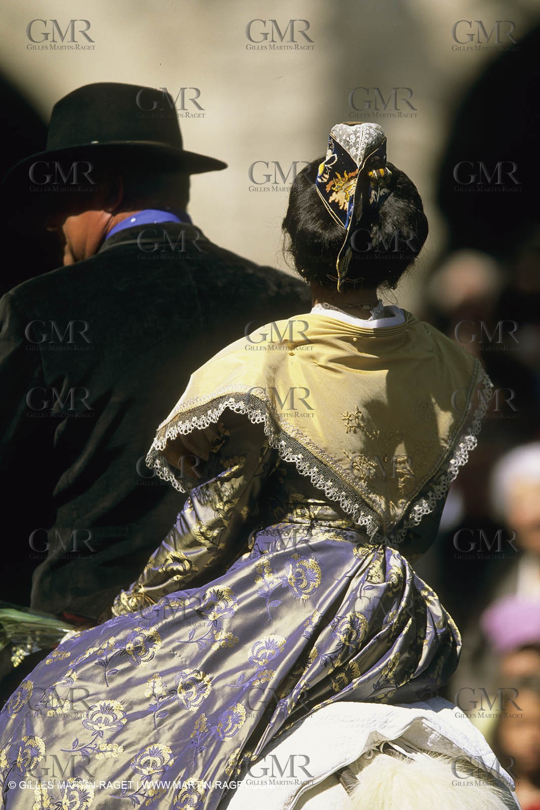 France, Provence, Traditionnal costume from Arles