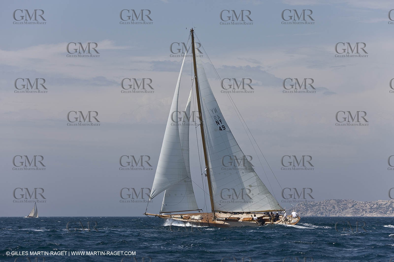 Sailing, Classic yachts, Voiles Vieux Port 2009, Marseille (FRA)